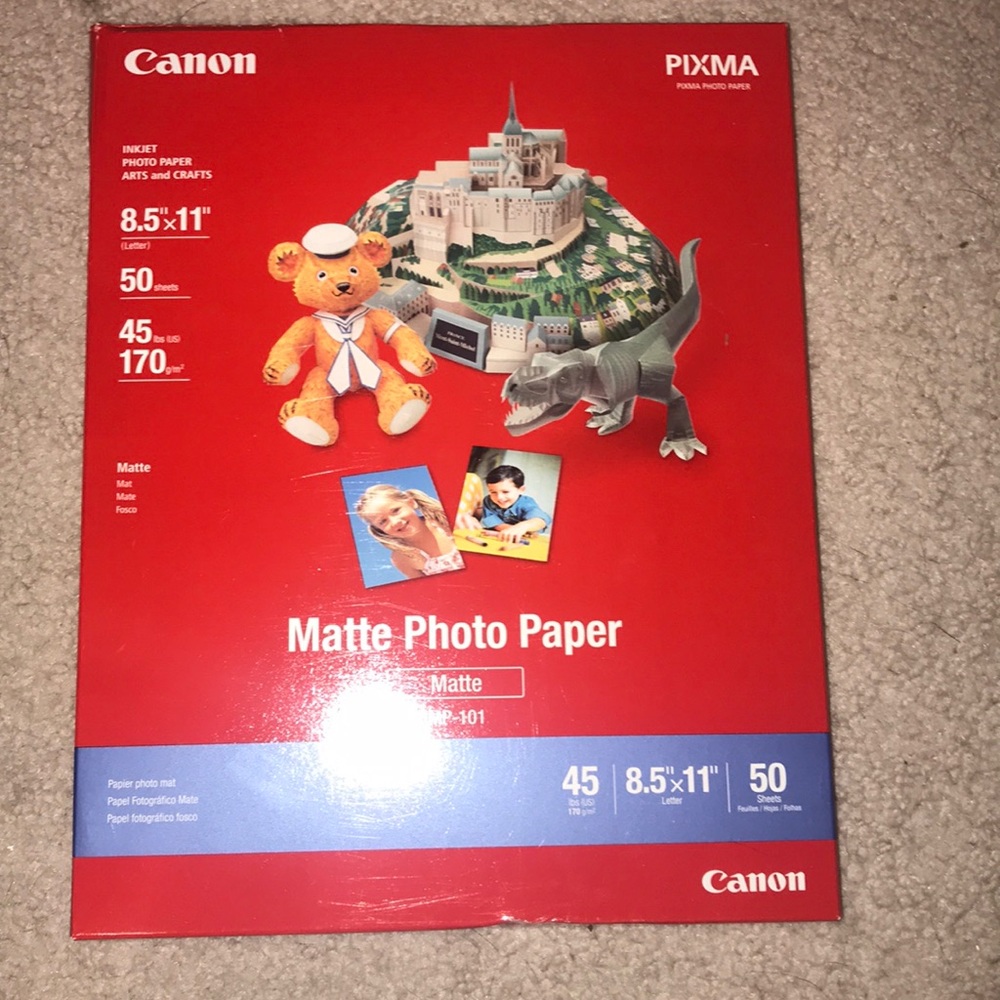 matte photo paper